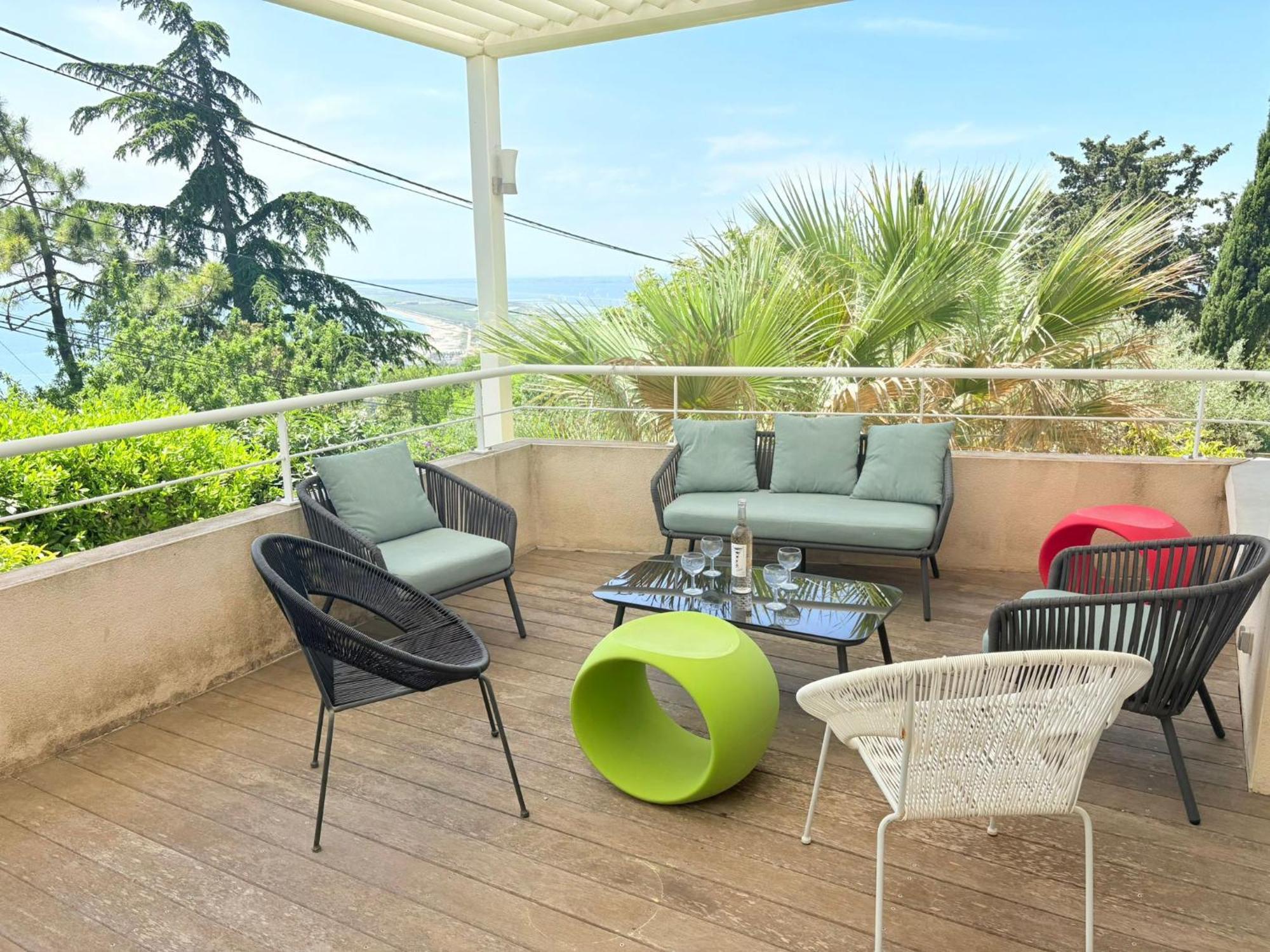 Atlantide - Somptueuse Villa Classee 4 Etoiles - Saint-Clair - Vue Exceptionnelle - Piscine Сет Екстер'єр фото
